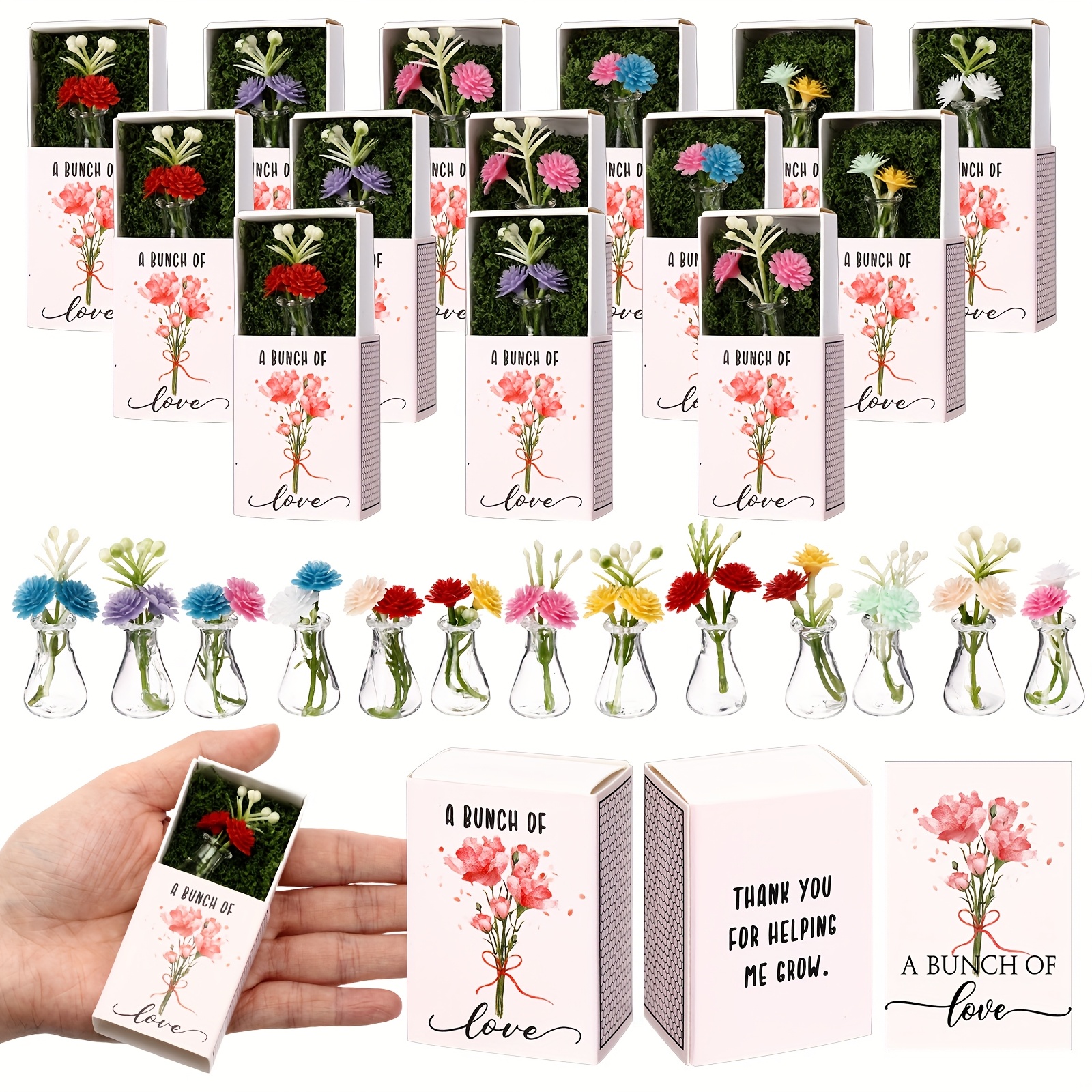 Office Of Tech - 50 Bulk Mini Bud Vase with