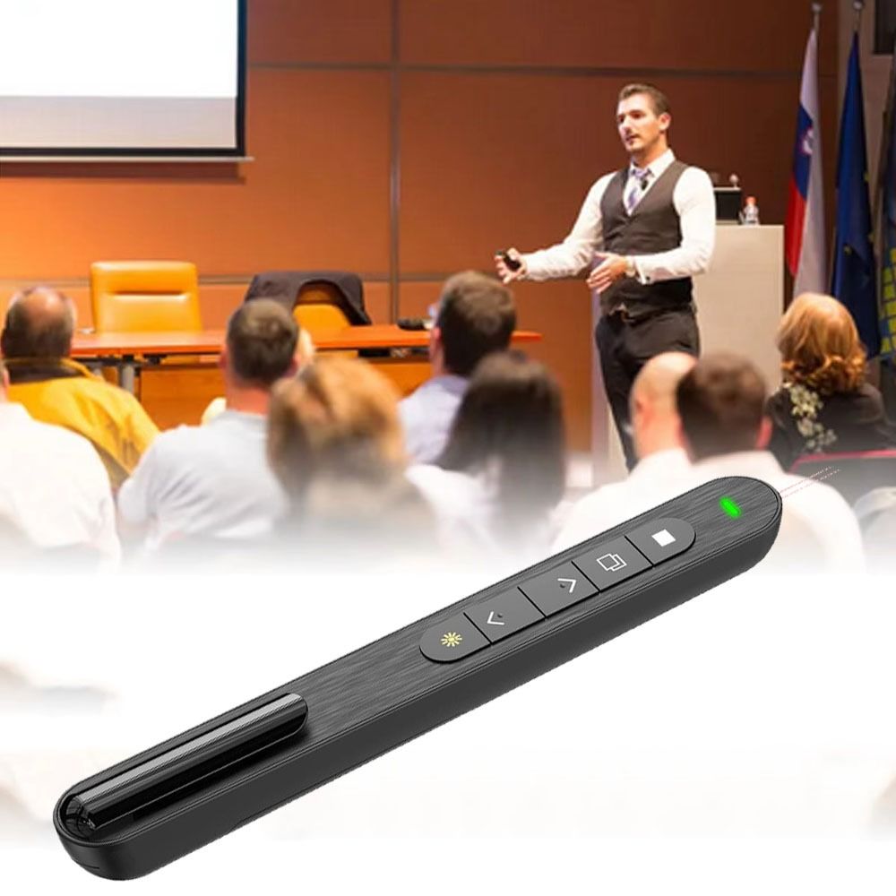Presentation Remote Laser - 2.4GHz Wireless Presentation Clicker Infrared Remote
