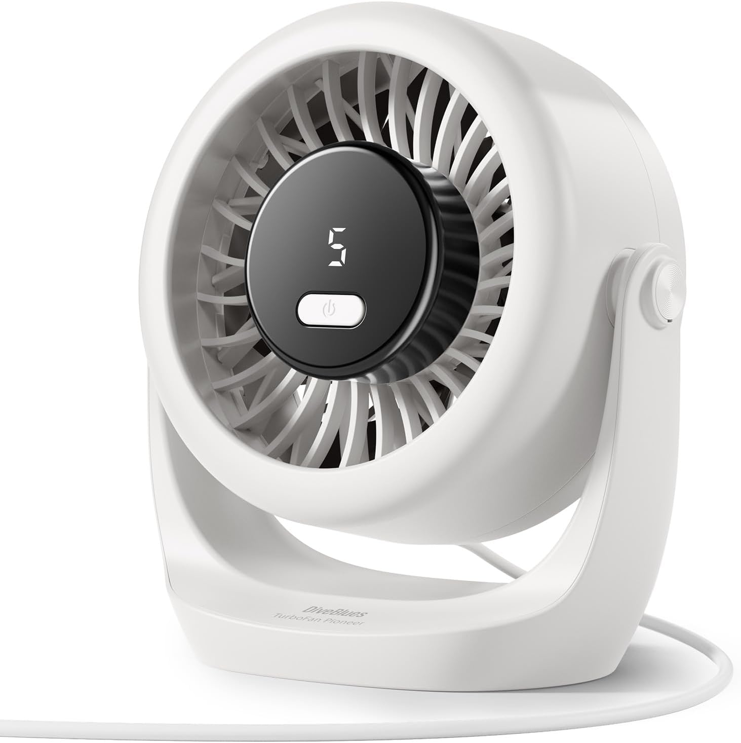 Office Of Tech - USB Desk Turbo Fan, Ultra-Quiet Mini