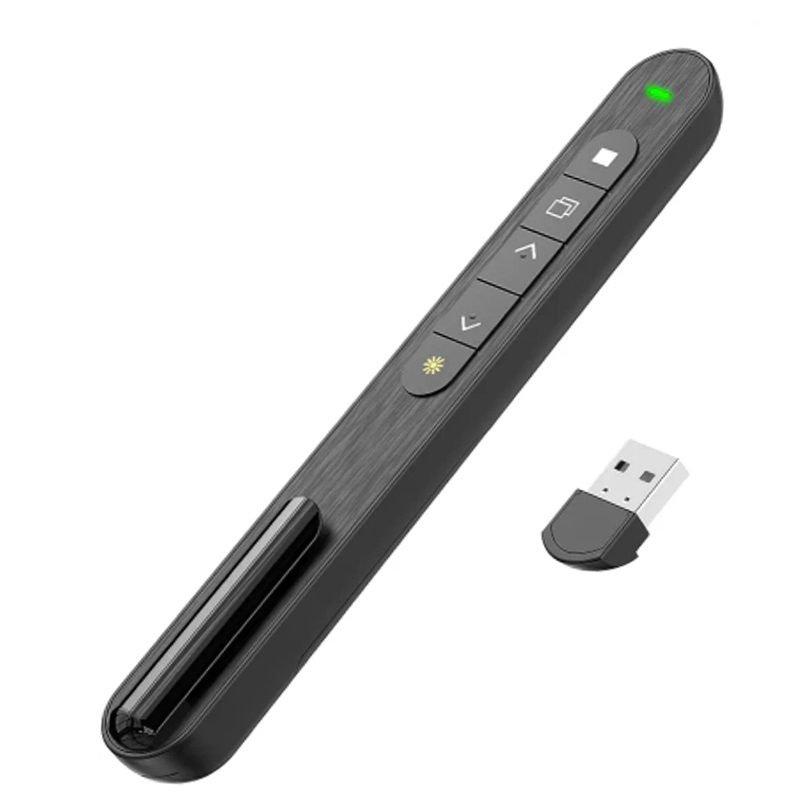 Presentation Remote Laser - Wireless Presenter Pointer Flip Pen RF