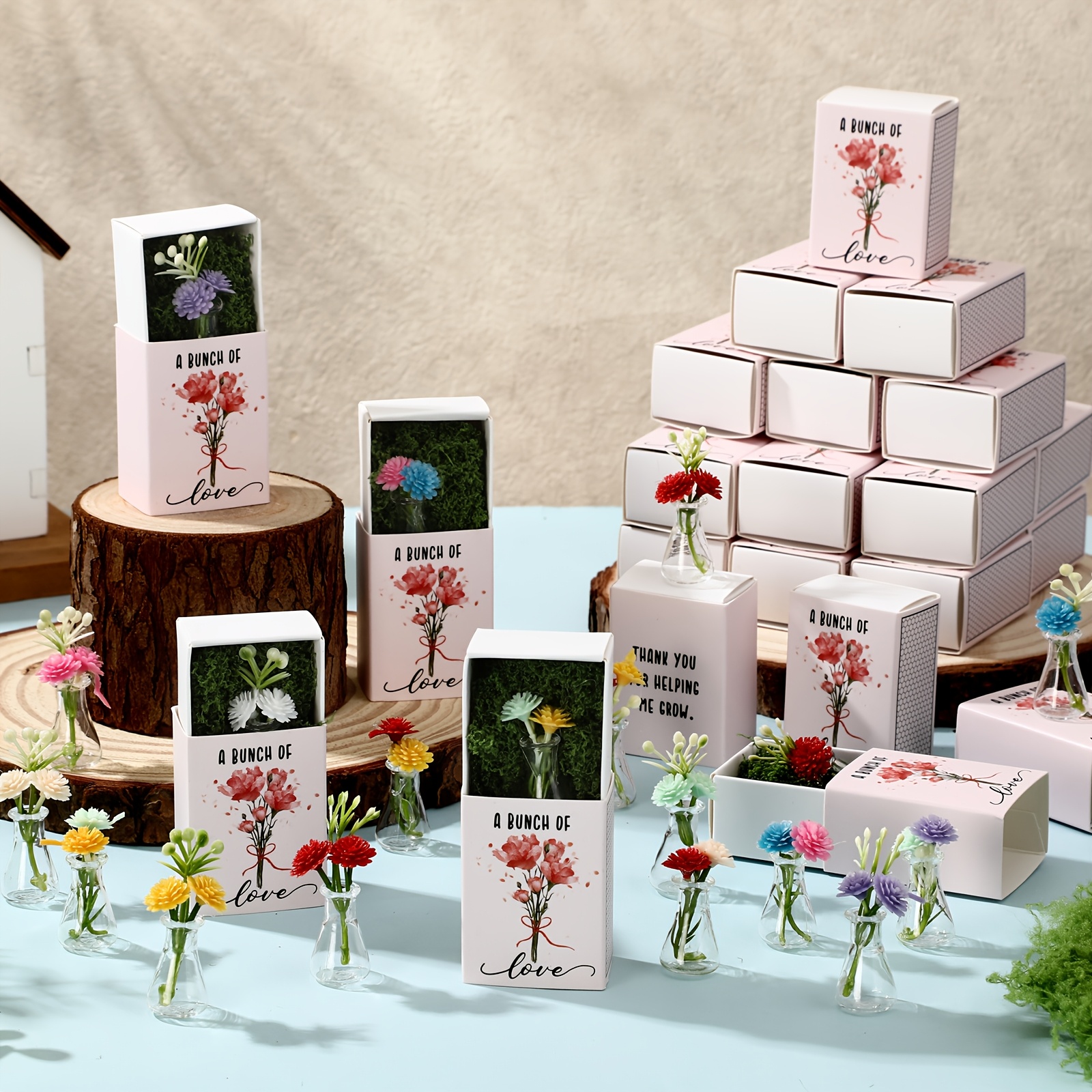 50 Bulk Mini Bud Vase with Sma – Office Of Tech Bewertung und Preis
