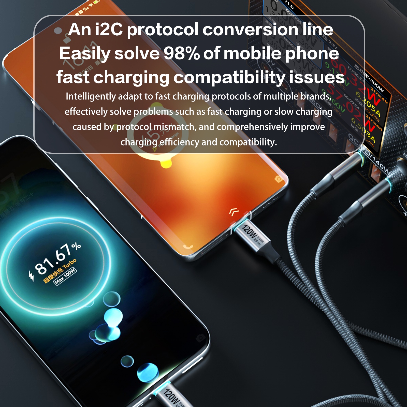 i2C Turbo 120W PPS Protocol Fa – Usb Extender Active Bewertung und Preis