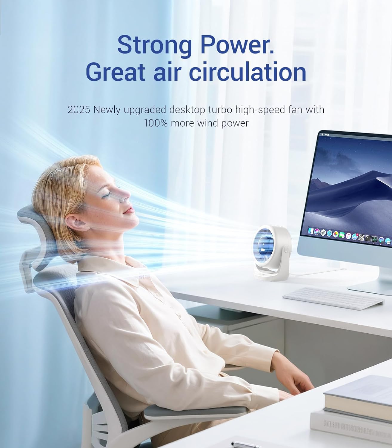 USB Desk Turbo Fan, Ultra-Quie – Office Of Tech Bewertung und Preis