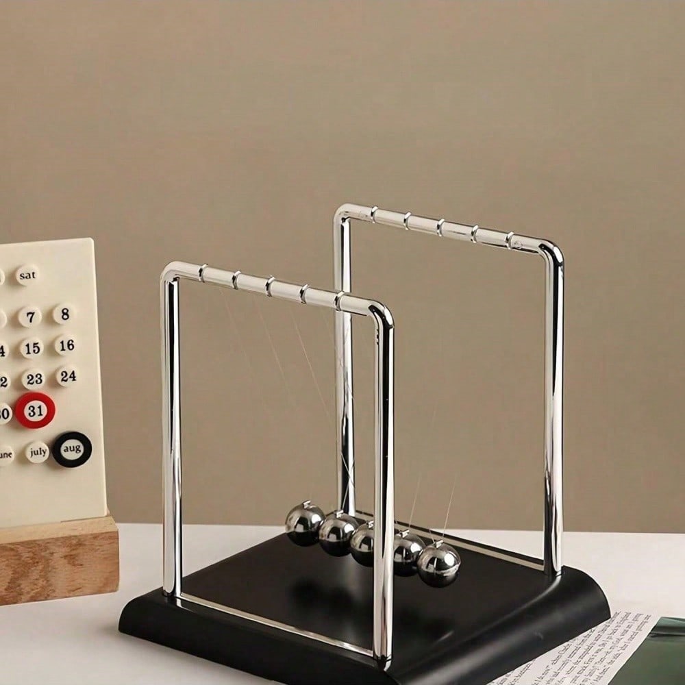 Black Metal Newton's Cradle Ba – Office Of Tech Bewertung und Preis