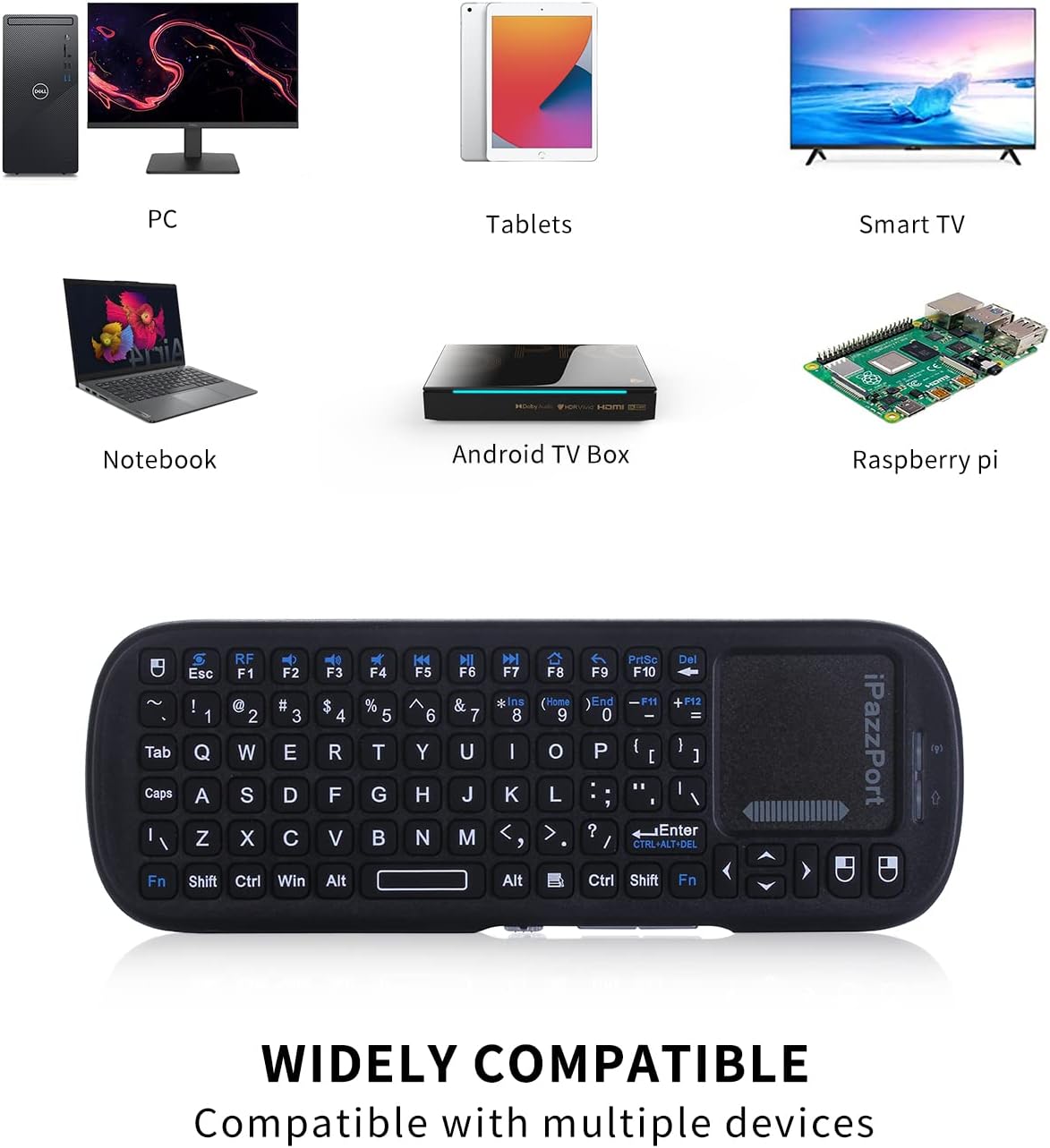QWERTY Wireless Mini  Keyboard – Raspberry Pi Keyboard Bewertung und Preis