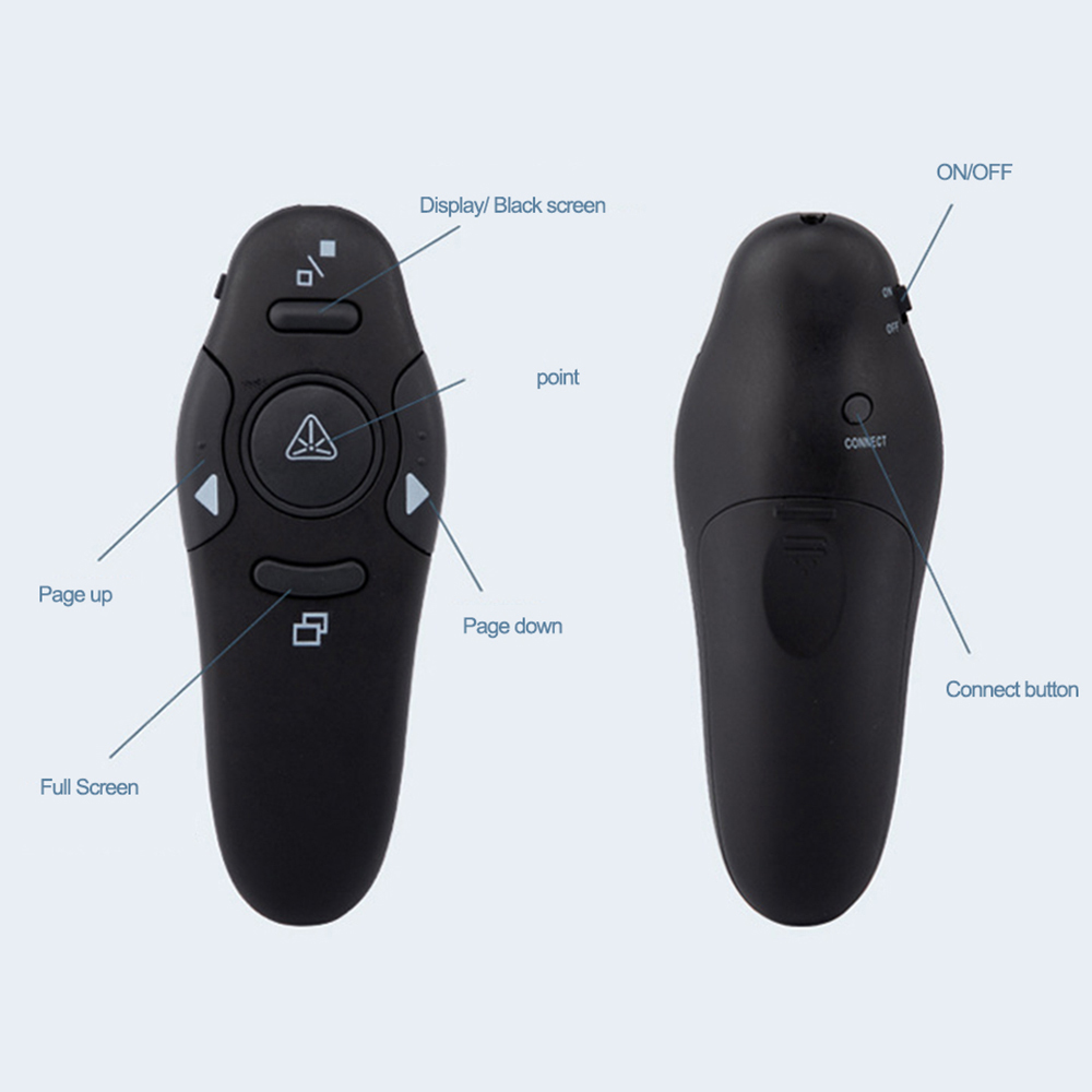 2.4GHz Wireless USB Powerpoint – Presentation Remote Laser Bewertung und Preis