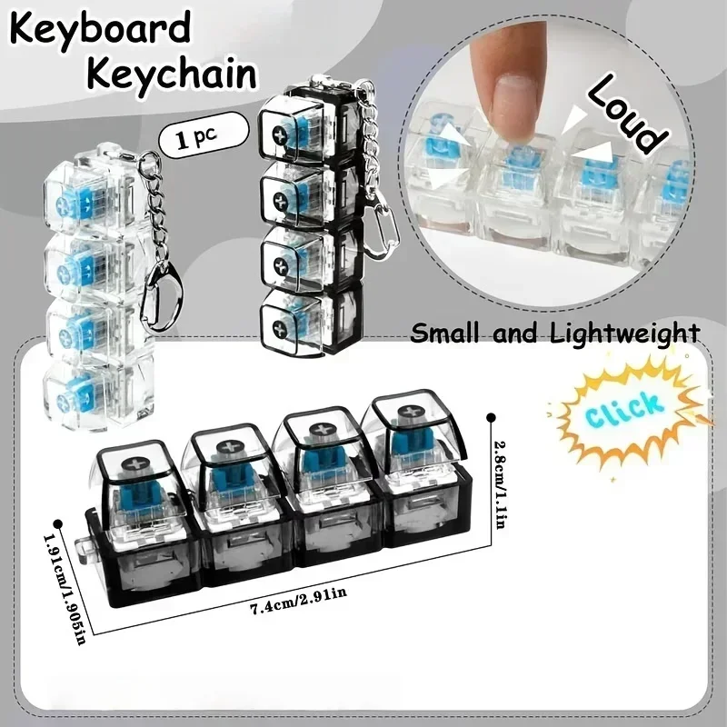 1pcs LED Keyboard Keycap Stres – Office Of Tech Bewertung und Preis