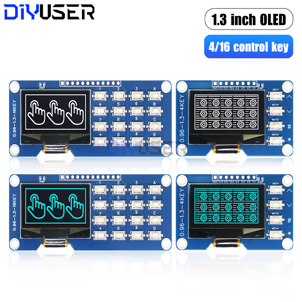 1.3 Inch OLED Display with 4x4 – Raspberry Pi Keyboard Bewertung und Preis